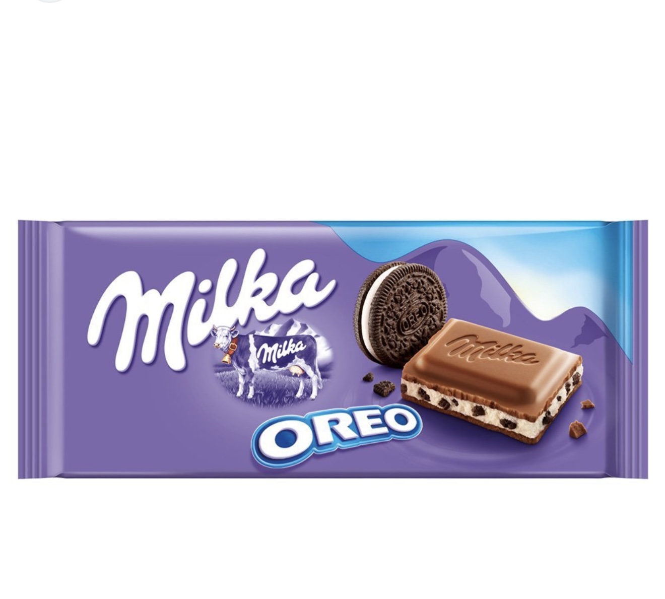 شکلات تخت ۱۰۰گرمی میلکا اورئو